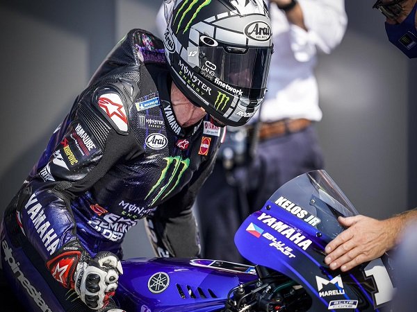 Maverick Vinales fokus persiapkan balapan yang akan datang.