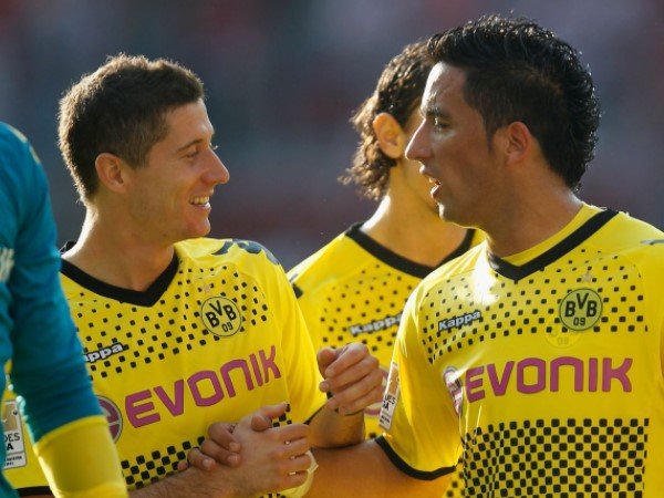 Robert Lewandowski dan Lucas Barrios Sering Bersitegang