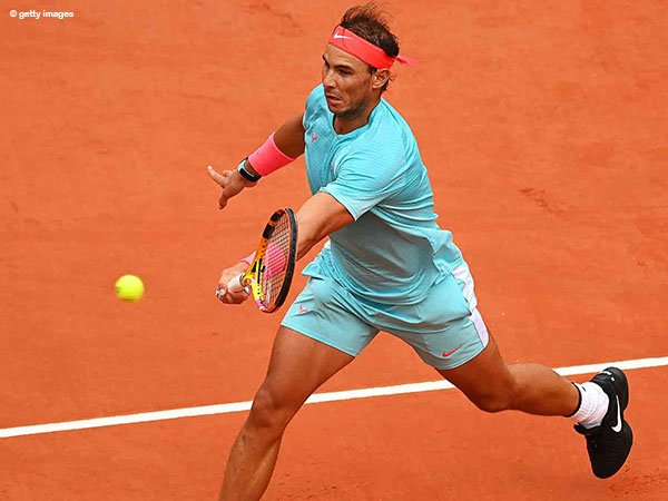 Rafael Nadal hanya kehilangan empat game di babak kedua French Open 2020