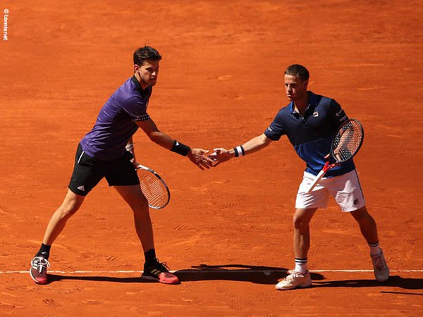 Dominic Thiem [kiri] dan Diego Schwartzman [kanan] akan bersaing demi satu tempat di semifinal French Open 2020