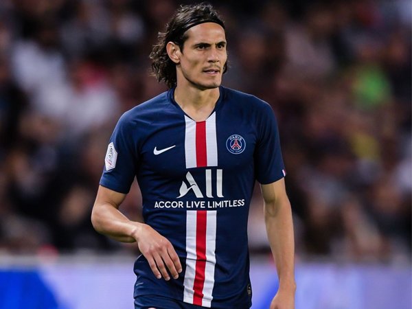 Edinson Cavani saat masih berseragam PSG.