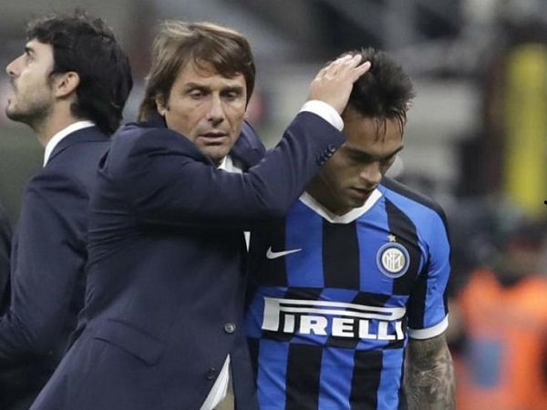 Antonio Conte dan Lautaro Martinez