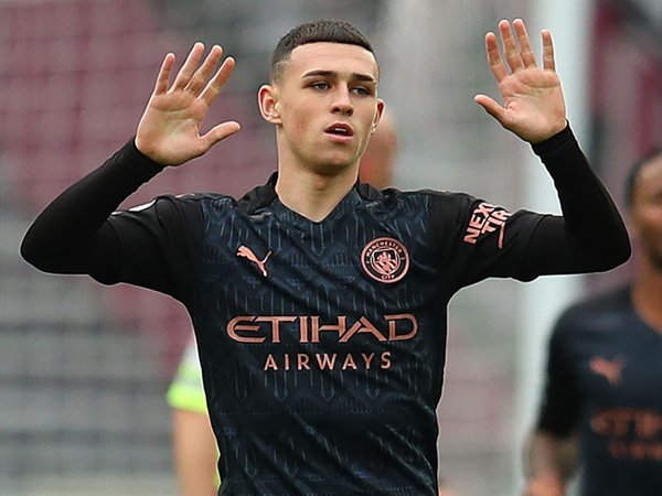 Gelandang Manchester City, Phil Foden.