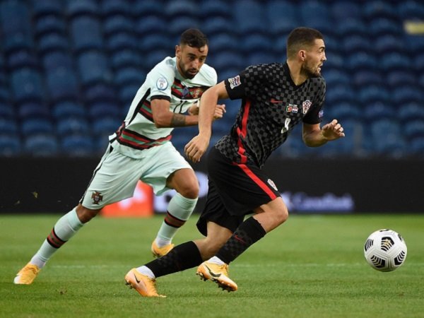 Kroasia dan Portugal saling jegal dalam lanjutan UEFA Nations League.