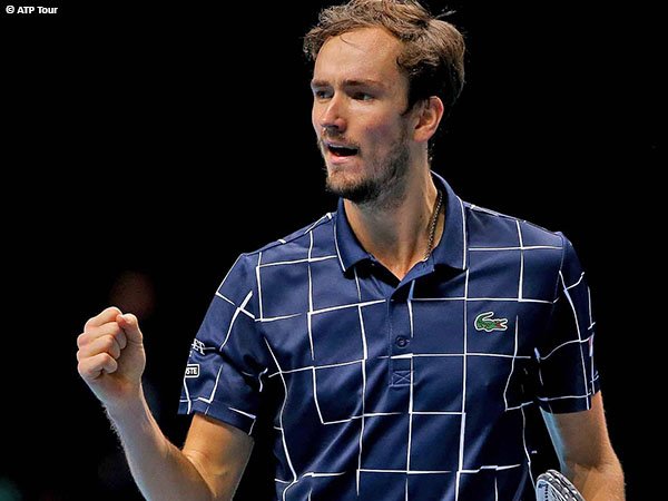 Daniil Medvedev tantang Dominic Thiem di final ATP Finals 2020