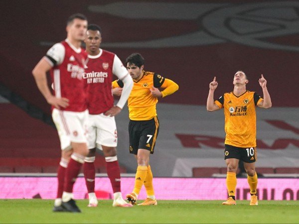 Arsenal dipermalukan Wolves di Emirates Stadium