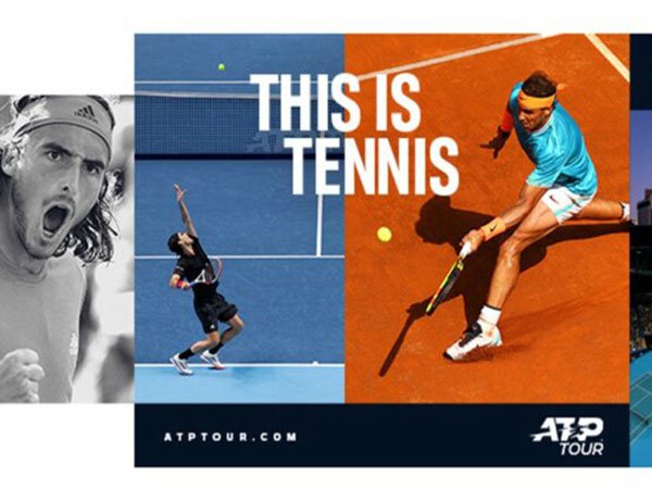 Kampanye ATP terbaru mempromosikan para petenis dan turnamen dengan lebih dinamis
