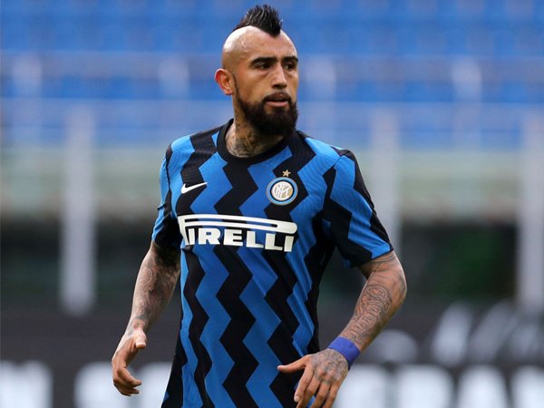 Gelandang Inter Milan, Arturo Vidal.
