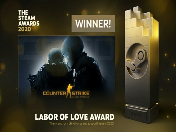 CS: GO Kalahkan Among Us di Ajang Penghargaan Steam Awards 2020