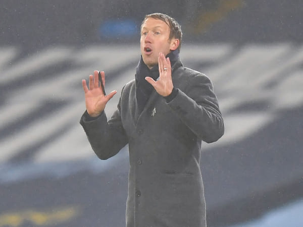 Potter Senang dengan Perjuangan Brighton Menghadapi Man City