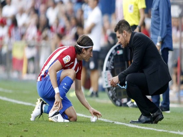 Filipe Luis dan Diego Simeone