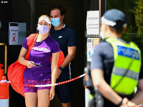 Sejumlah kendala bermunculan bahkan sebelum Australian Open 2021 dimulai