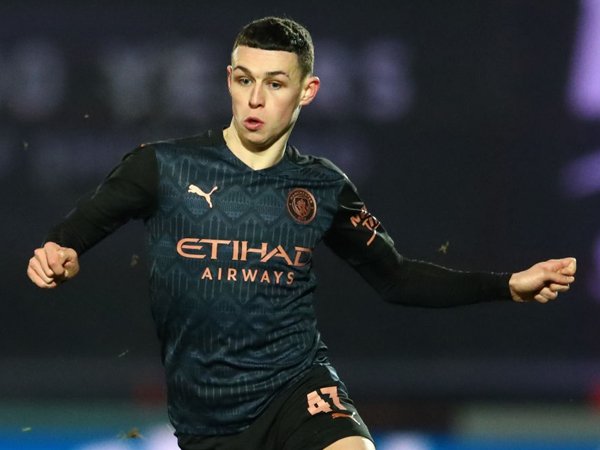 Gelandang Manchester City, Phil Foden.