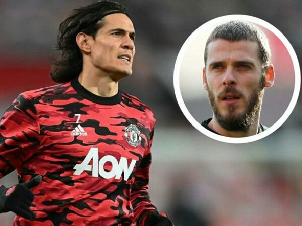 David de Gea ungkap rasanya hadapi Edinson Cavani saat latihan di MU