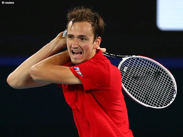 Daniil Medvedev berjuang ekstra keras demi membawa Rusia melaju ke final ATP Cup 2021