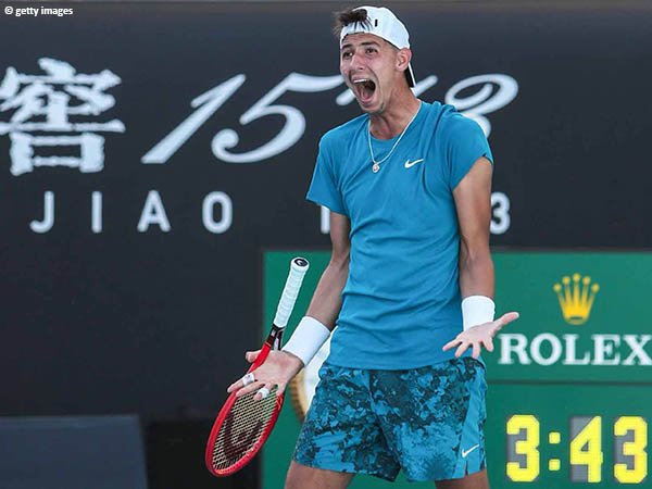 Alexei Popyrin melaju ke babak kedua Australian Open 2021