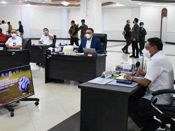 PSSI memaparkan penerapan prokesi di kompetisi 2021