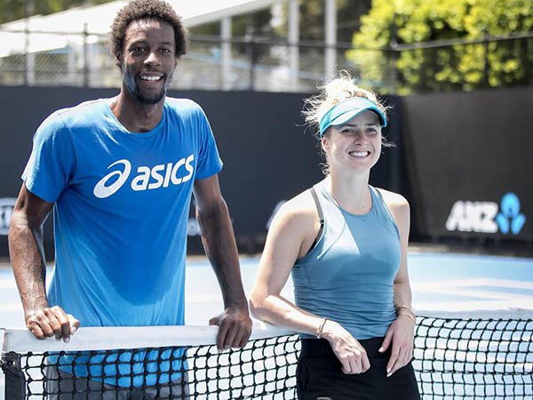 Elina Svitolina [kiri] dan Gael Monfils [kiri] memutuskan untuk tidak melanjutkan kisah kasih mereka