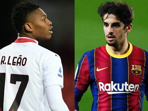 Rafael Leao dan Francisco Trincao