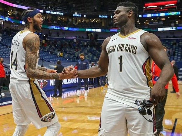 Duet andalan New Orleans Pelicans, Brandon Ingram dan Zion Williamson.