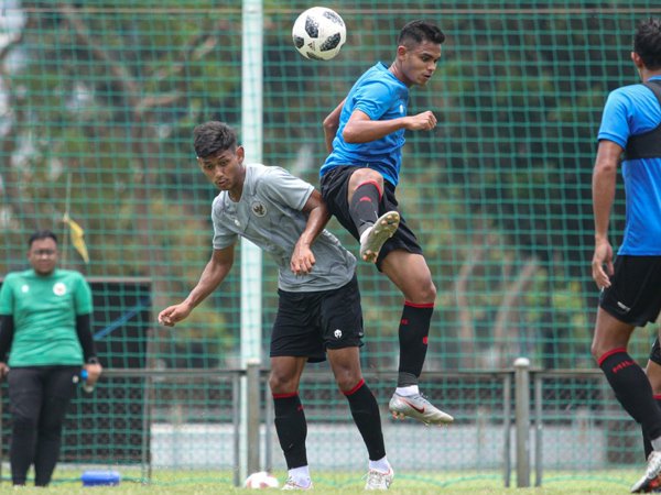 Latihan skuat timnas Indonesia U-23 di Jakarta