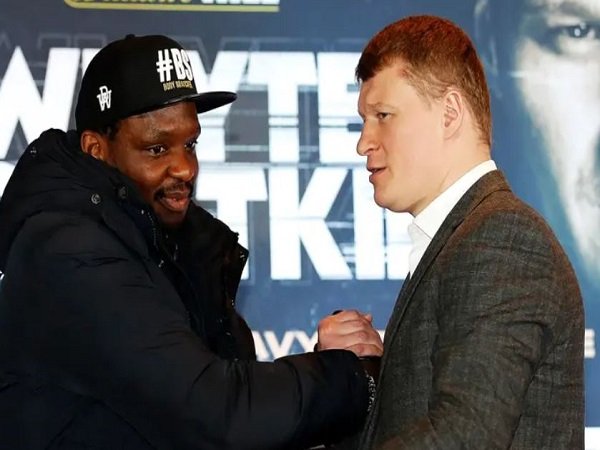 Dillian Whyte vs Alexander Povetkin. (Images: Mark Robinson)