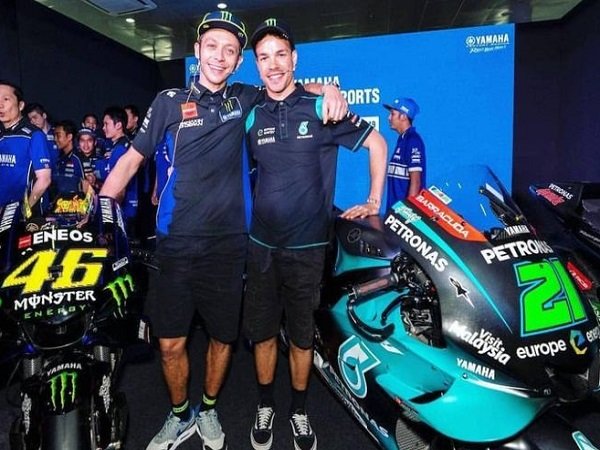 Franco Morbidelli dan Valentino Rossi