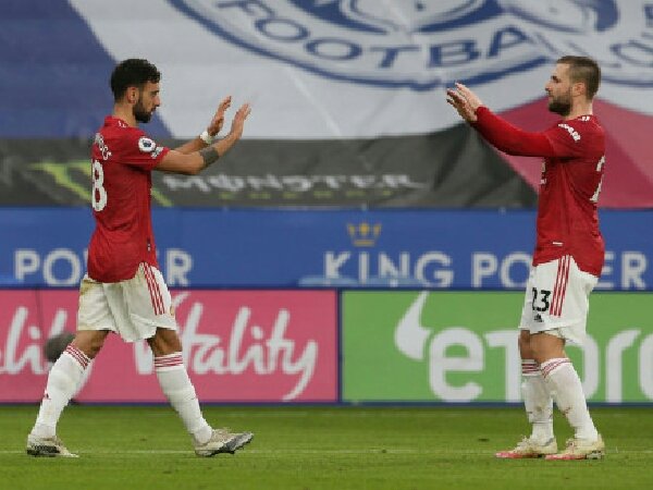 Luke Shaw mengaku heran dengan Bruno Fernandes yang bisa tetap berkontribusi untuk MU bahkan saat tampil buruk