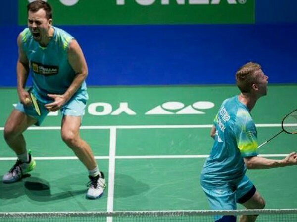 Kim/Rasmussen Kuasai Gelar Ganda Putra Swiss Open 2021