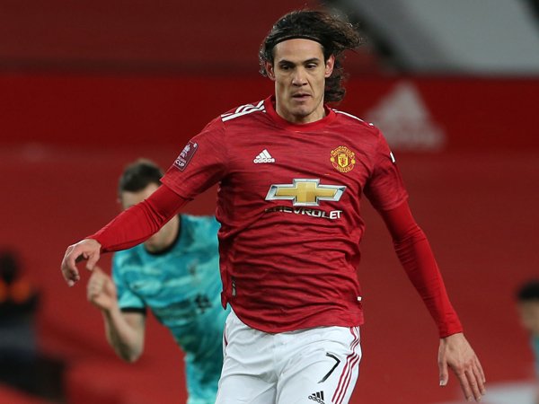 Striker Manchester United, Edinson Cavani.