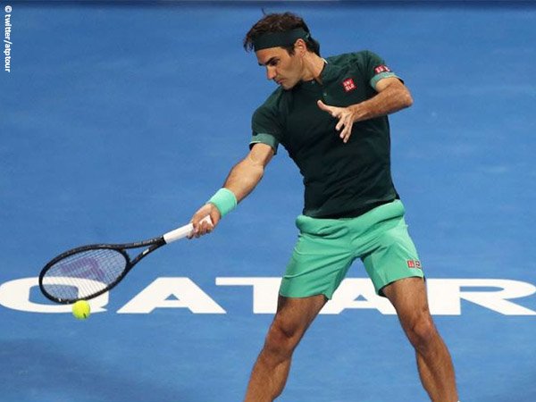 Roger Federer melenggang ke perempatfinal Qatar Open 2021