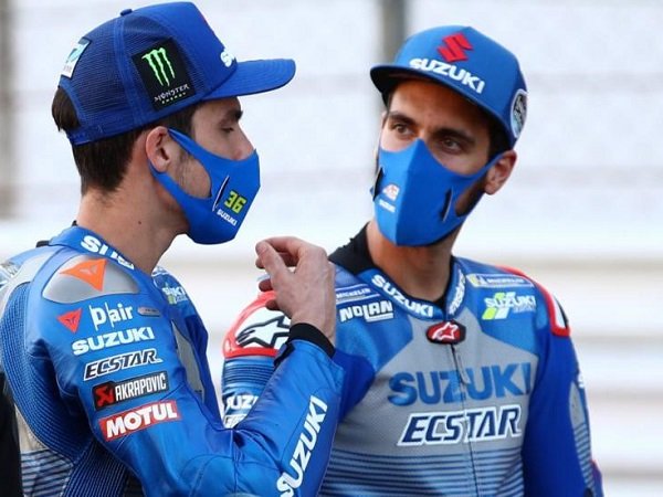 Suzuki tetap beri perlakuan adil kepada Alex Rins dan Joan Mir.