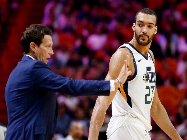 Quin Snyder terkesan dengan jiwa kompetitif Rudy Gobert.