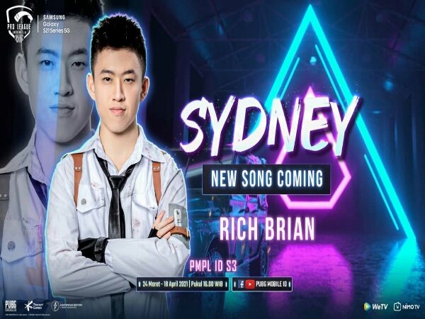 Single Rich Brian "Sydney" Bakal Jadi Theme Song untuk PMPL Season 3