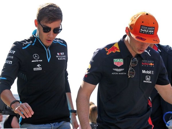 George Russell, Williams, Max Verstappen, Red Bull
