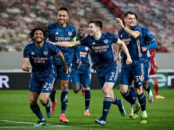 Arsenal berhadapan dengan Slavia Praha dalam laga berikutnya di Liga Europa.