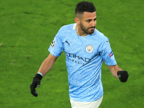 Winger Manchester City, Riyad Mahrez.