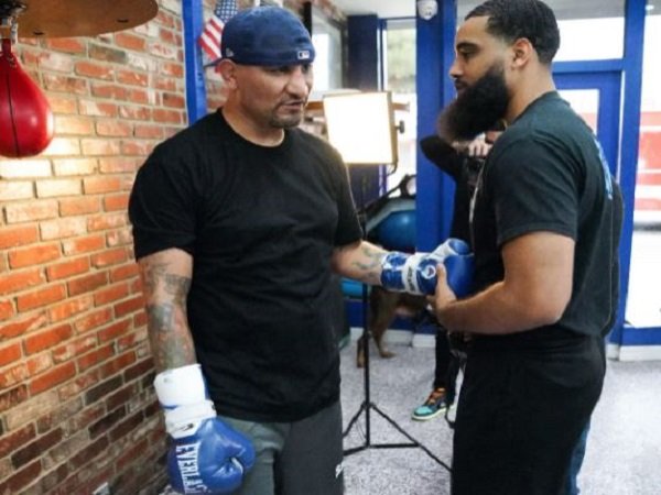 Chris Arreola sedang bersiap untuk latihan.