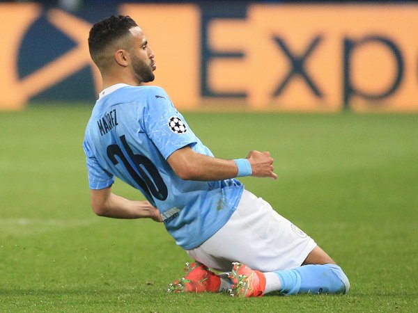 Winger Manchester City, Riyad Mahrez.