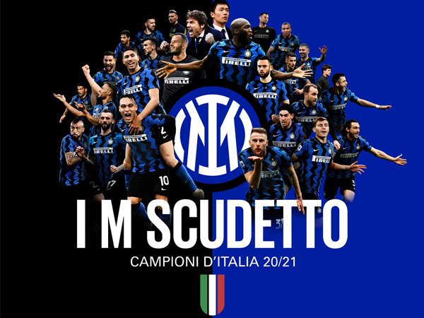 Inter Milan juara Serie A 2020/21.