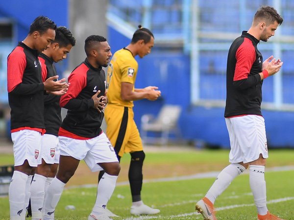 Latihan skuat Borneo FC