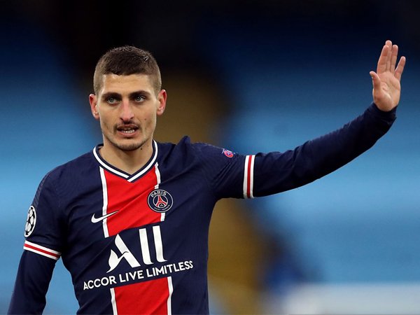 Gelandang Paris Saint-Germain, Marco Verratti.