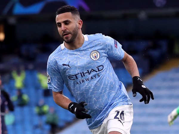 Winger Manchester City, Riyad Mahrez.