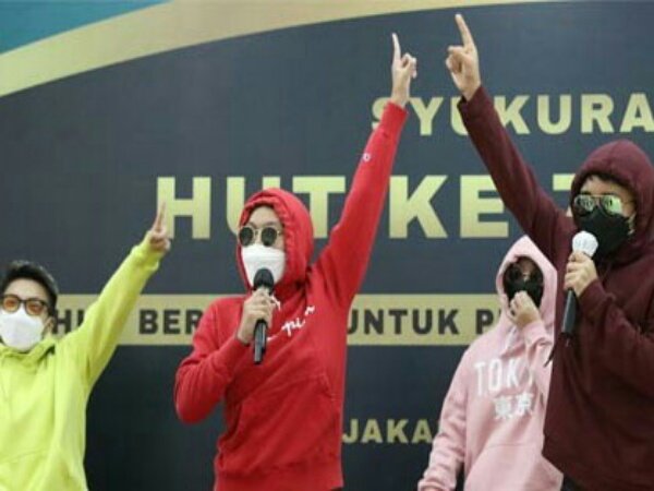 Asyik! Para Pemain Pelatnas Dangdutan di Hari Ulang Tahun PBSI
