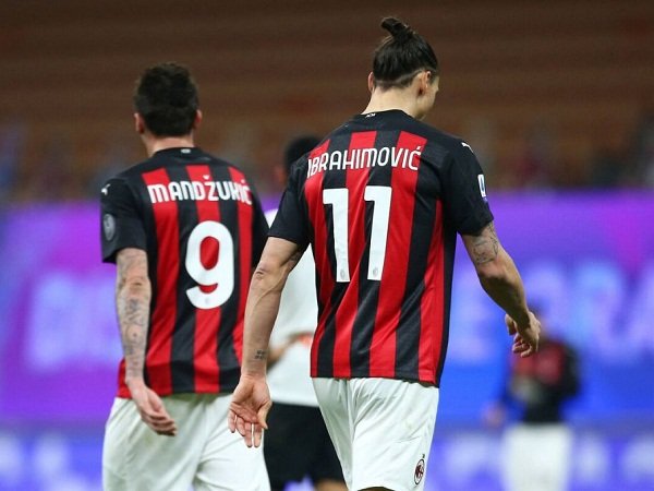 Duo Milan Mario Mandzukic dan Zlatan Ibrahimovic