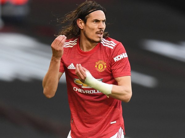 Striker Manchester United, Edinson Cavani.