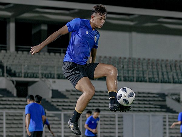 Penyerang muda PSS Sleman Saddam Emiruddin Gaffar