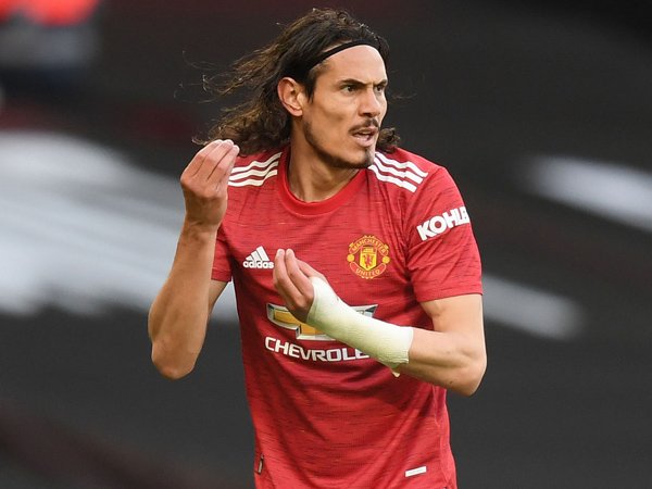 Striker Manchester United, Edinson Cavani.
