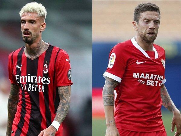 Samu Castillejo dan Papu Gomez