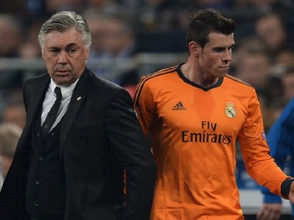 Gareth Bale saat bersama Carlo Ancelott. (Images: Getty)